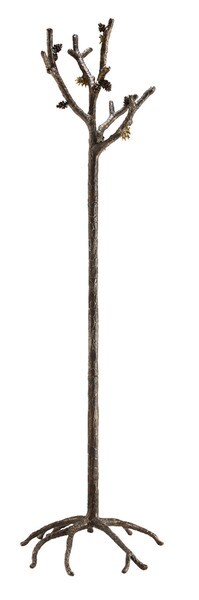 Pinecone Coat Rack Brass Functional Piece